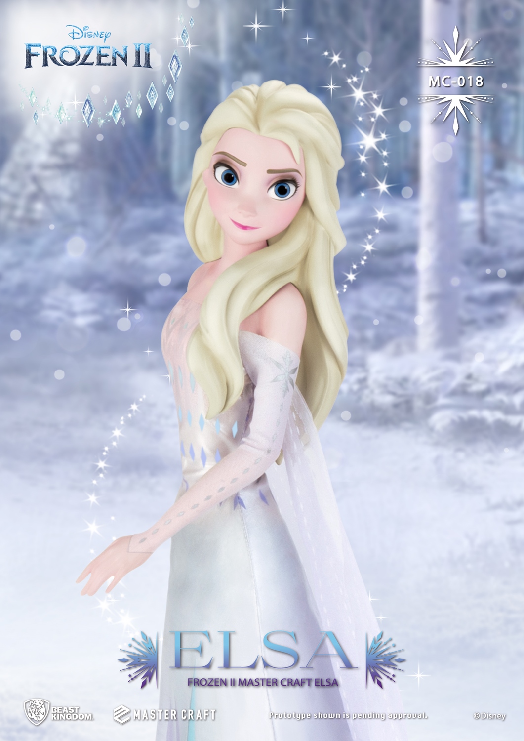 Beast Kingdom MC-018 Disney Frozen II: Elsa 1:4 Scale Master Craft Figure Statue